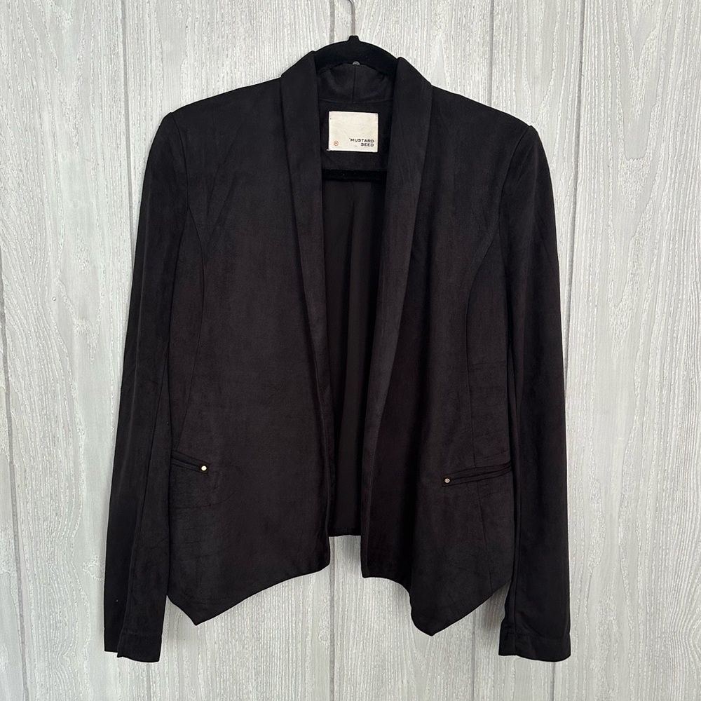 Faux Suede Mustard Seed Jacket